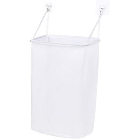 1 x Taitettava pyykkikori, ripustettava pyykkikori koukuilla, likaiset vaatteet S