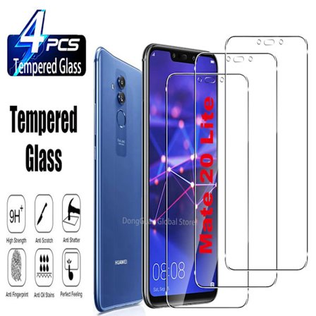2/4 st Härdat Glas kompatibelt Huawei Mate 20 Lite HD Film