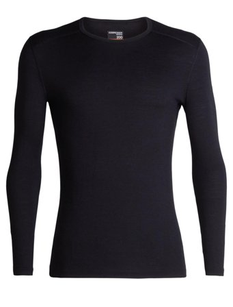 Icebreaker Mens 200 Oasis Svart