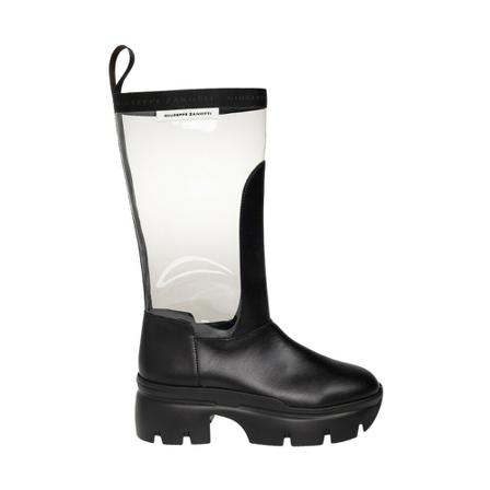 Giuseppe Zanotti ‘Apocalypse Riot’ transparent Støvler Sort, Dame, Størrelse: 38 1/2 EU
