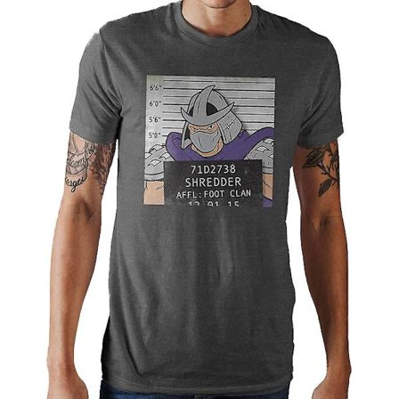 Shredder Mug Shot Teenage Mutant Ninja Turtles T-Shirt