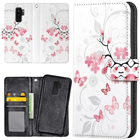 Samsung Galaxy S9 Plus - Plånboksfodral/Skal Naturligt Mönster