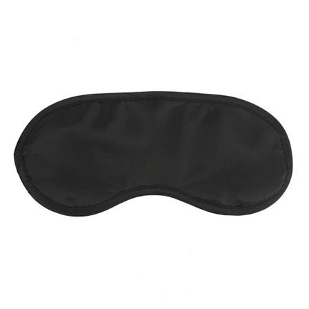 Sovemaske med Elastiske Bånd, Sort