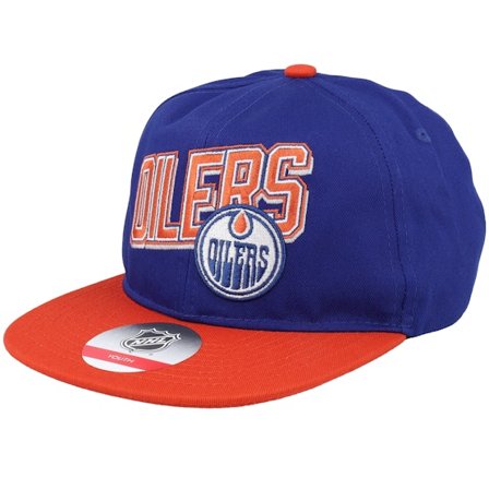Outerstuff - NHL Svart snapback Caps - Kids Edmonton Oilers NHL Blue/Orange Snapback @ Hatstore