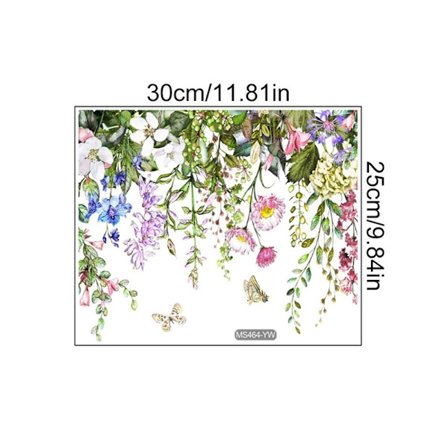 2st självhäftande väggdekal 6 6