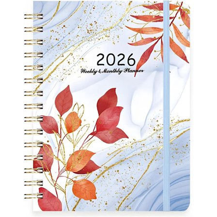 Ugeplanlægger 2026 A5-kalender - Decemberstart - Kompatibel med arbejde og hjem - Trænings- og opgave notesbog