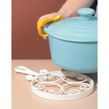 Dekorativ gjutjärnsgrytunderlägg - Dekorativt fat för kök eller matbord