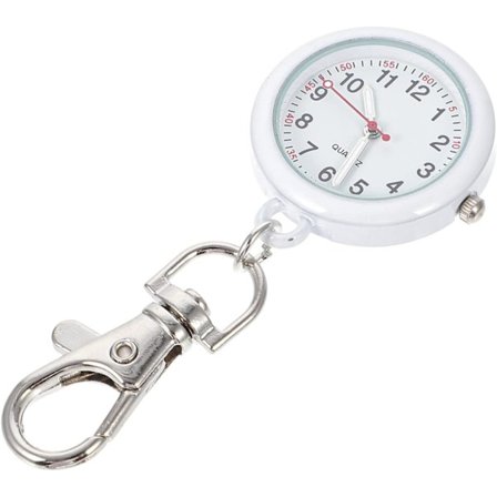 Hoitajan taskukellon pidike, taskukello avainlukolla, kannettava taskukello, kaulakoru, riipuskello