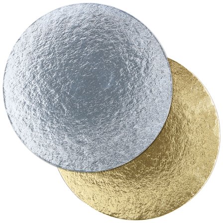 Kakkualusta 26 Cm Kulta ja Hopea 100 Pack