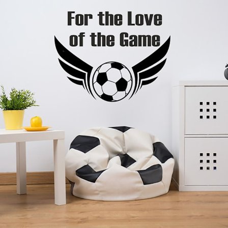 "For the love of the game" vinyl vägg klistermärken