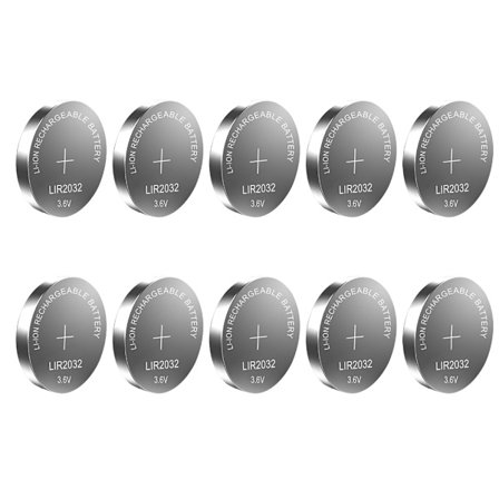 Kätevästi ladattavat paristot LIR2032 LIR 2032 3.6V 40mAh nappiparisto