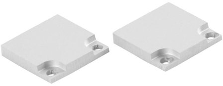 Hide-a-Lite 7552581 Gavl 2-pakning, høy U-profil Aluminium, Belysning