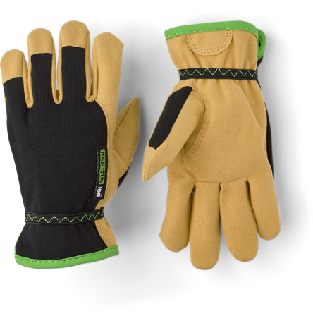 Hestra Job 75090-5 Kobolt Handske för barn, beige/svart 5, Arbetskläder