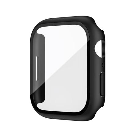 Vattentätt Skal Och Skärmskydd I Härdat Glas Svart 45 Mm Apple W