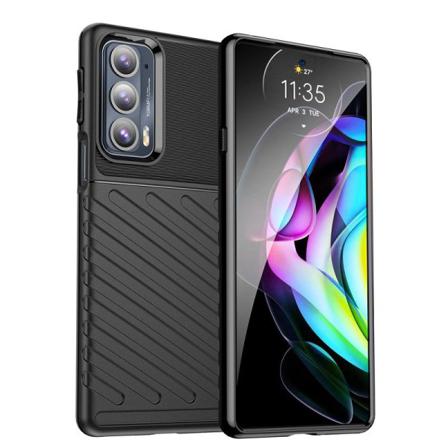 Motorola Edge 20 5g - Thunder Flexible Rugged Slim Skal Svart