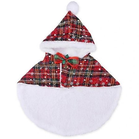 Julkatt Huvtröja Varma Kläder Små Hundkläder Kattdräkt Kläder Husdjur Jultomte Cosplay Kostym