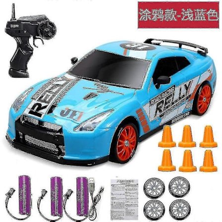 2.4g Drift RC-auto 4wd RC Drift -lelu Kaukosäätimellä Gtr-malli Ae86 Ajoneuvo Auto RC-kilpa-auto Leluna Lapsille Lahjaksi