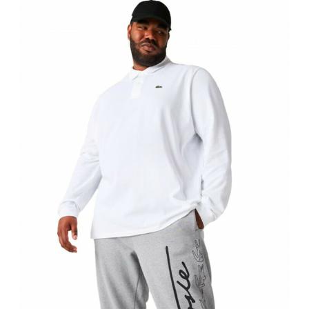 Lacoste, Polo Shirts Wit, Heren, Maat:M,Blanco