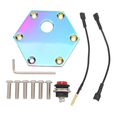 70mm Ratt Hornknappdeksel Sekskantet Platehette for 6 Hulls Racingrattknapper