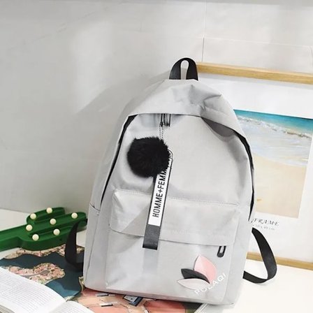 Rygsæk til kvinder 2022 Trendy Belysning Billig Lille Canvas Bogtaske Piger Mellemtrinnet Skoletaske Studerende Rejserygsæk Skuldertaske~04541