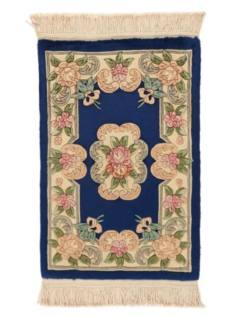 Oriental China 90 Line Rug 61X92 Black/Orange Wool, China