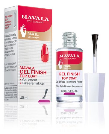 Mavala Gel Finish Top Coat 10 ml, Makeup, Neglelak, Top Coat