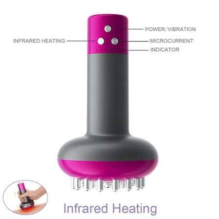 Elektrisk Gua Sha Massager Meridianborste EMS guasha anti-celluliter massage mikroström uppvärmning kropp bantning lymfdränage