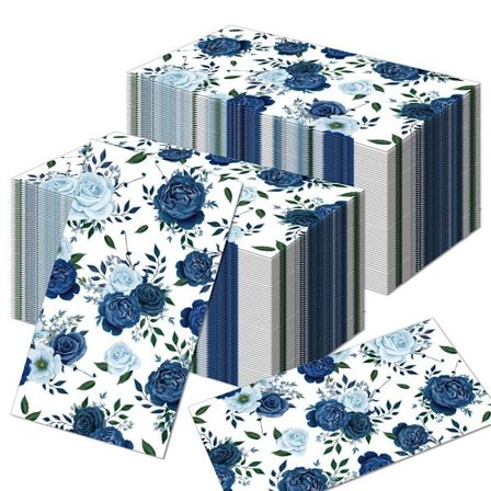 Blomma pappersservetter Servetter Papper Rose Print Servetter