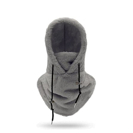Sherpa Hood Ski Mask Talvi Balaclava Kylmä Sää Tuulenpitävä Säädettävä Lämmin Hupullinen Cover Cap Huivi