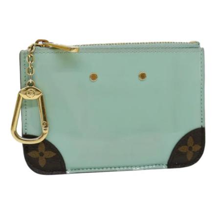 Louis Vuitton Vintage, Pre-owned Leather Wallet Groen, Dames, Maat:ONE Size