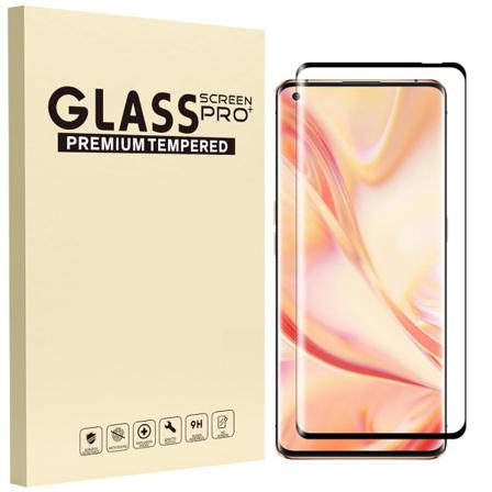 Glasskydd Oneplus 8 Pro Härdat Täcker Hela Skärmen Transparent One Size