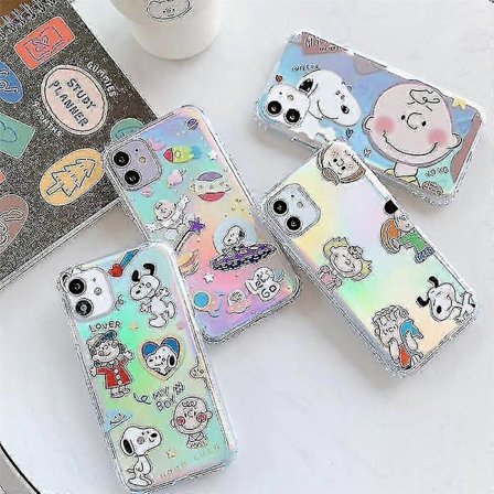 Tegneseriegutt og hund Kompatibel med iPhone-deksel