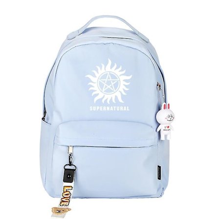 Supernatural Cosplay Backpack Cartoon Student School Shoulder Bag Teentage Laptop Travel Bags Gift