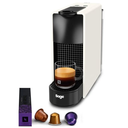 Nespresso by Sage SEC 220 Essenza Mini kapselmaskin, vit | Kaffe > Kapselmaskiner | Bagaren och Kocken