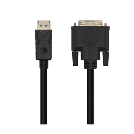 KABEL KONVERTER AISENS DISPLAYPORT TIL DVI DP-M-DVI-M SORT 3.0M