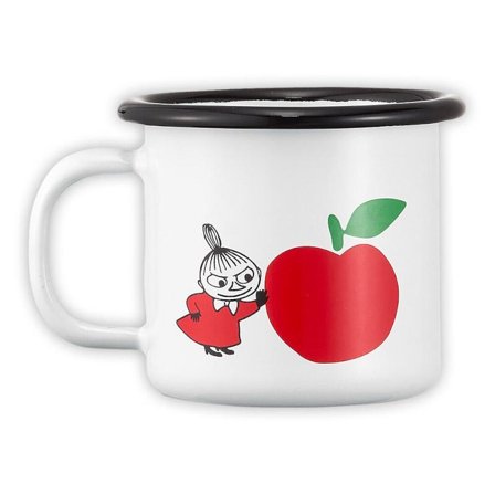 Mummi Emaljekopp Epler Rød 1,5dl