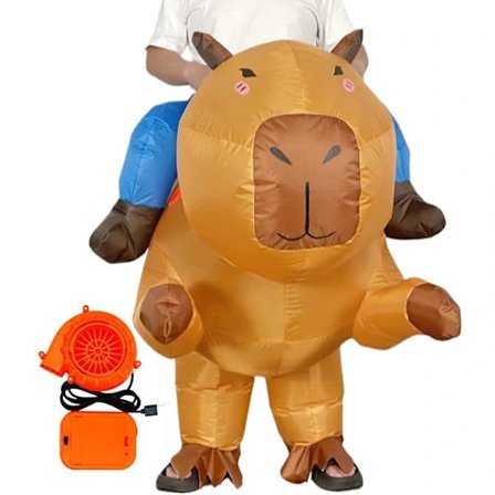 Voksen Capybara Kostume - Halloween & Karneval Maskerade 150-190cm[JSR] 150-190cm Voksen