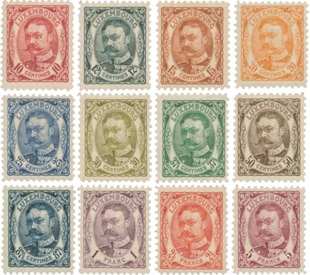 Luxembourg 1906 - MICHEL 72/83 - Ubrugt