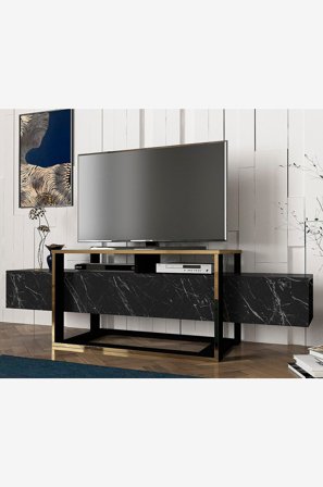 Hanah Home - Mediataso Bianco - Musta - TV-tasot & mediatasot - - Homeroom