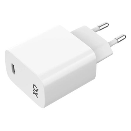 Freenet seinälaturi USB-C 20W - Valkoinen