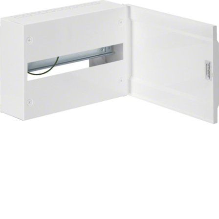 Hager GD118N Normkapsling 18 moduler/rad, utenpåliggende, metall 1 rad, Elfordeling & strømforsyning