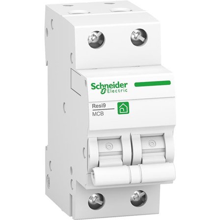 Schneider Electric Resi9 Dvärgbrytare 2-pol 10 A, Anslutningsdon & kablar