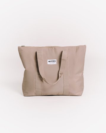 MM Sports Tote Bag Varsity, Taupe
