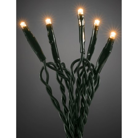 Konstsmide - Lysslynge for innebruk 10 amber LED 6350-820 Grønn