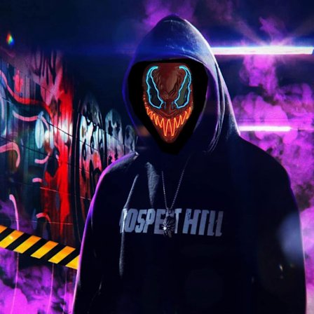 Halloween LED-maske, LED-skjelettmaske, LED-rengjøringsmasker, skrekkmaske, halloweenmaske, for karneval, halloween, cosplay og fester