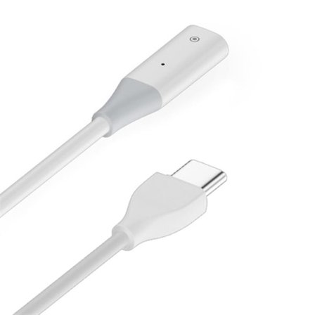 USB-C Adapterkabel för Apple Pencil (1:a generationen) 50 cm Laddningskabel med indikatorlampa