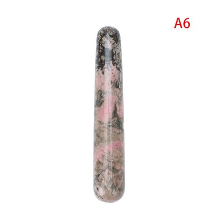 Naturlig Jade Yoni Stav Naturlig Vit Kristall Massager Obsidian Yoni Stick Natursten Kroppsmassage Stick Ansiktsmassage Bar