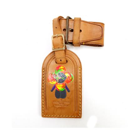 Louis Vuitton Vintage, Pre-owned Vivienne Leather Address Holder Bruin, Dames, Maat:ONE Size