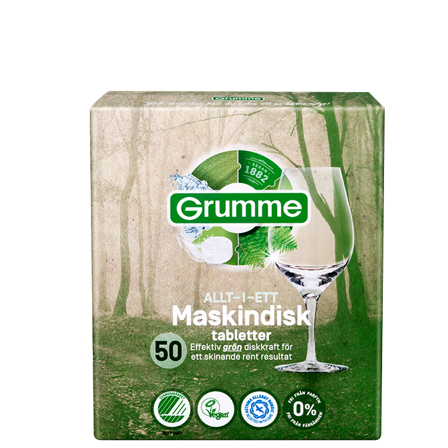 Grumme Maskindisk 50 tabletter