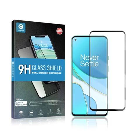 MOCOLO HD OnePlus 9 / OnePlus 8T skærmbeskytter i hærdet glas - Sort Udgave Transparent